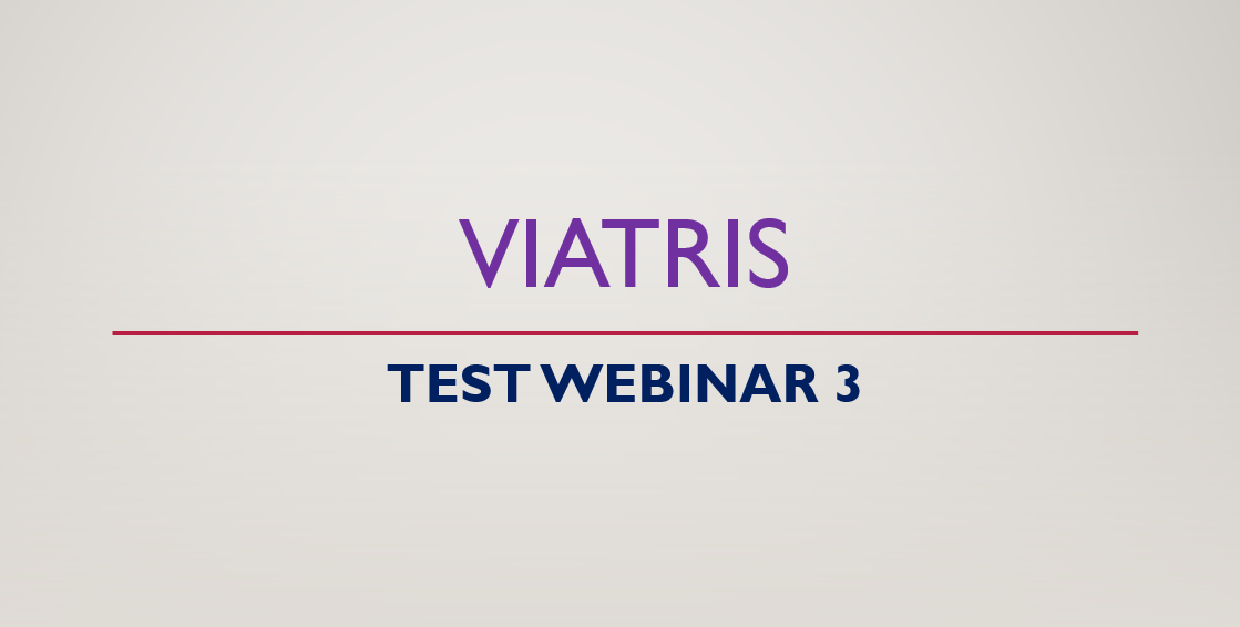 Viatris Test Webinar 3